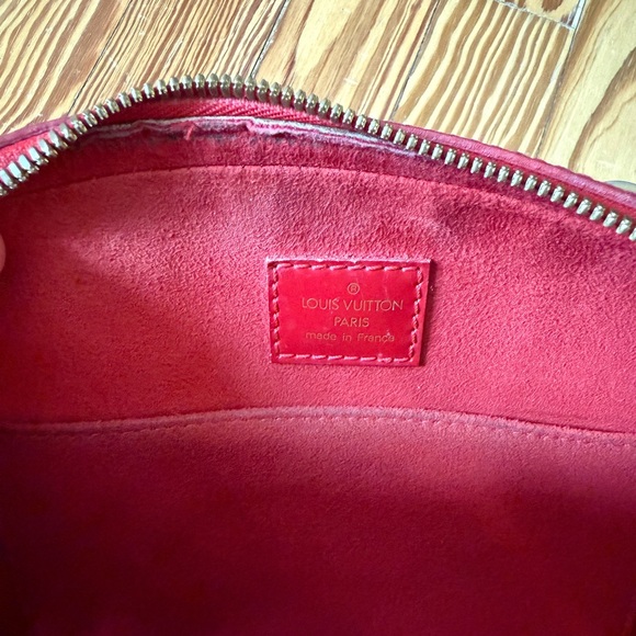 Louis Vuitton w COA Red Epi Leather Satchel - Picture 4 of 7